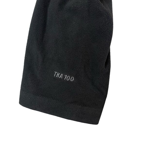 The North Face TKA 100 Pullover Women's M Black & Gray Fleece 1/4 Zip Mock Neck - Picture 11 of 16